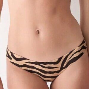 NWT J.Crew Women's Brown Curved-Waist Cheeky Bikini Bottom Size 3X